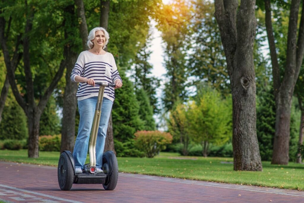 Tourists riding Segways through hidden and offbeat locations in Cape Town