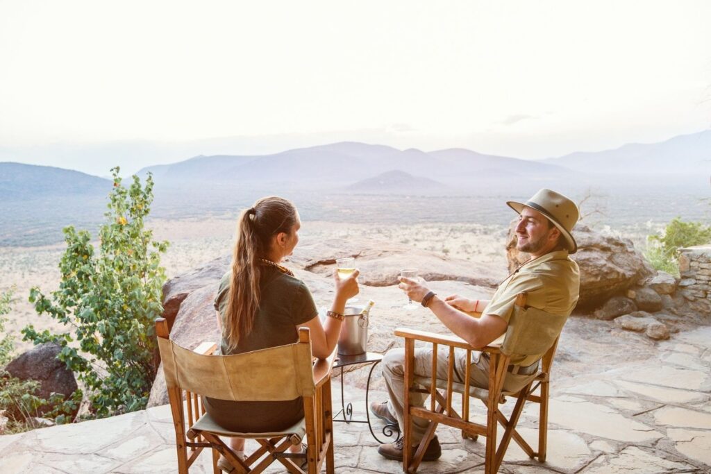 Just the two of us — and the wild. 🌾🦒 Unwind in style with sweeping savannah views and the quiet magic of Africa.